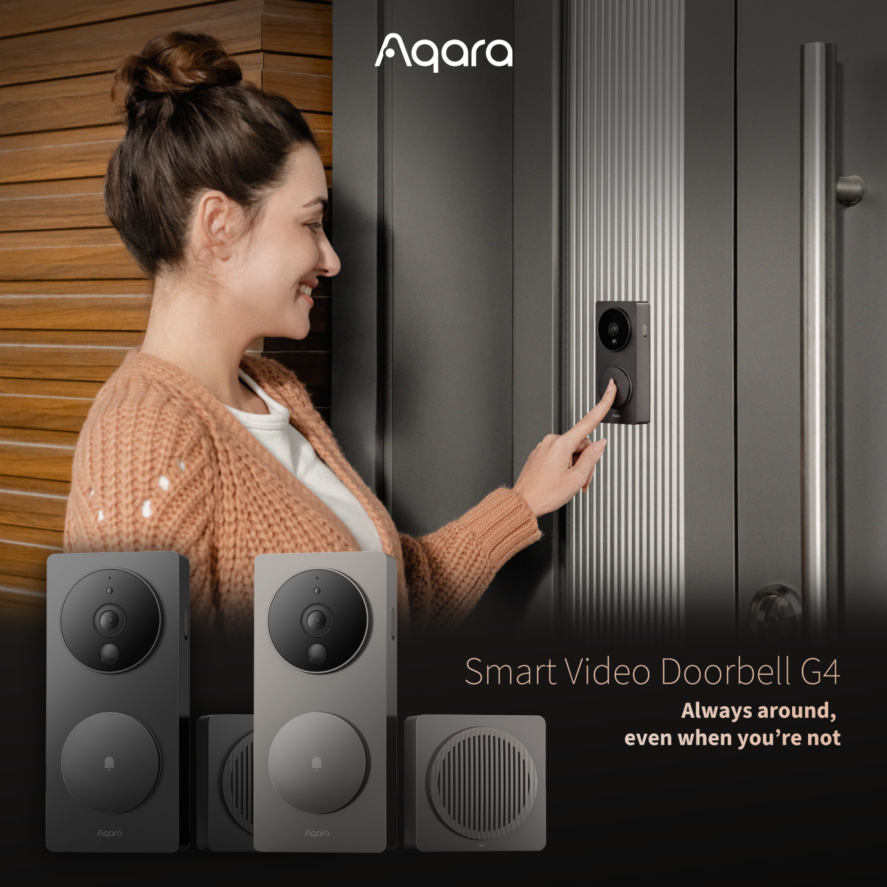 Thiết kế chuông cửa Doorbell G4 sang trọng, huyền bí